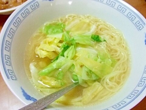 野菜たっぷり塩ラーメン